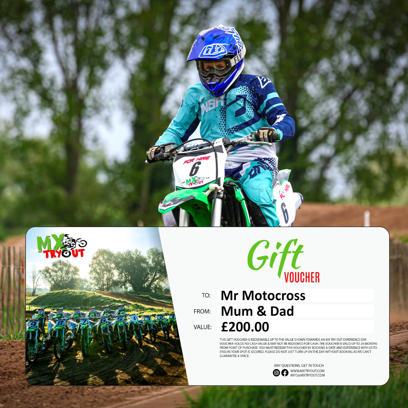 Small Wheel 85cc Experience Gift Voucher